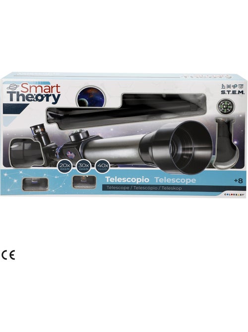Telescopio de juguete con 3 aumentos smart theory - Kiabi