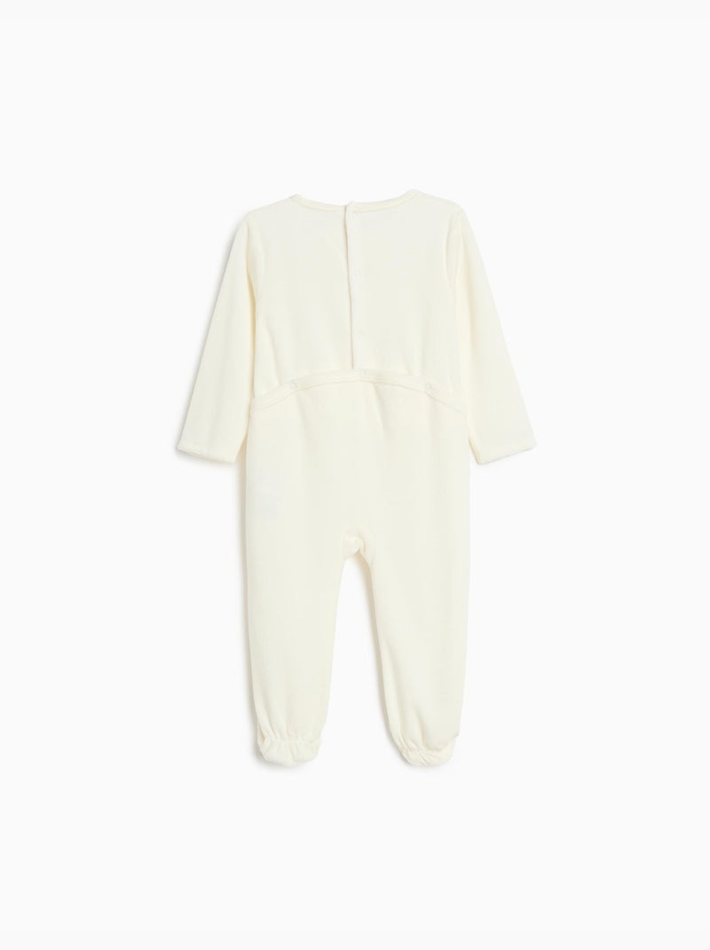 Terciopelo para bebés, mo fashion Blanco - Kiabi