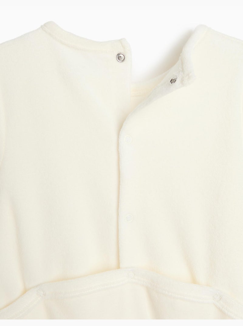 Terciopelo para bebés, mo fashion Blanco - Kiabi