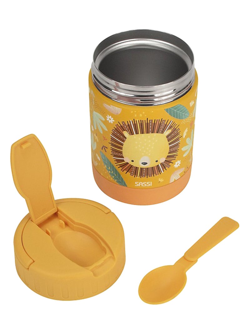 Termo de comida infantil de acero inoxidable | sassi junior Naranja - Kiabi