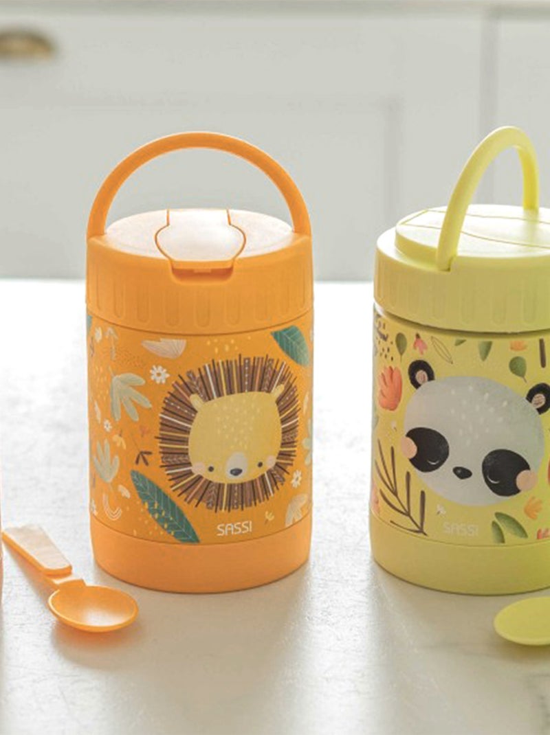 Termo de comida infantil de acero inoxidable | sassi junior Naranja - Kiabi