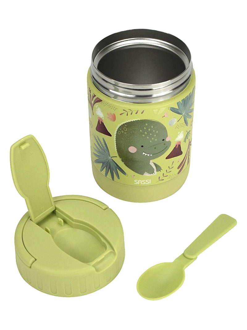 Termo de comida infantil de acero inoxidable | Sassi Junior Verde - Kiabi