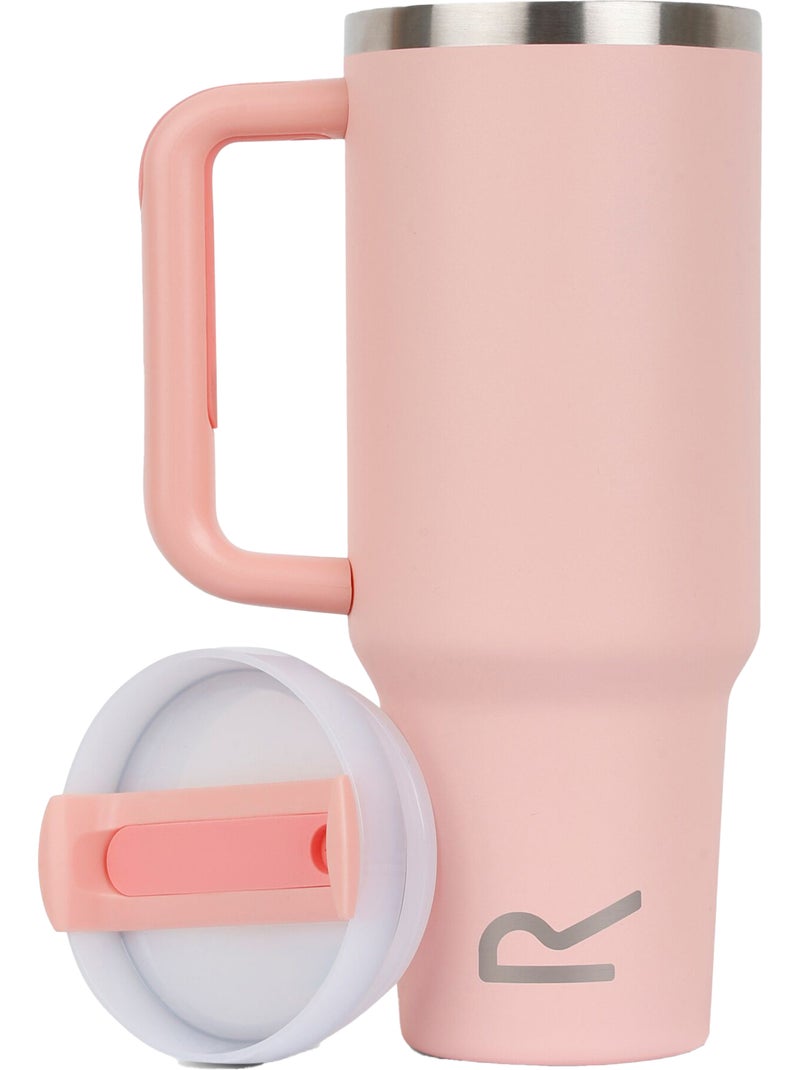 Termo/taza de viaje thermulate de aislado 1.2l - regatta Blanco Rosa - Kiabi