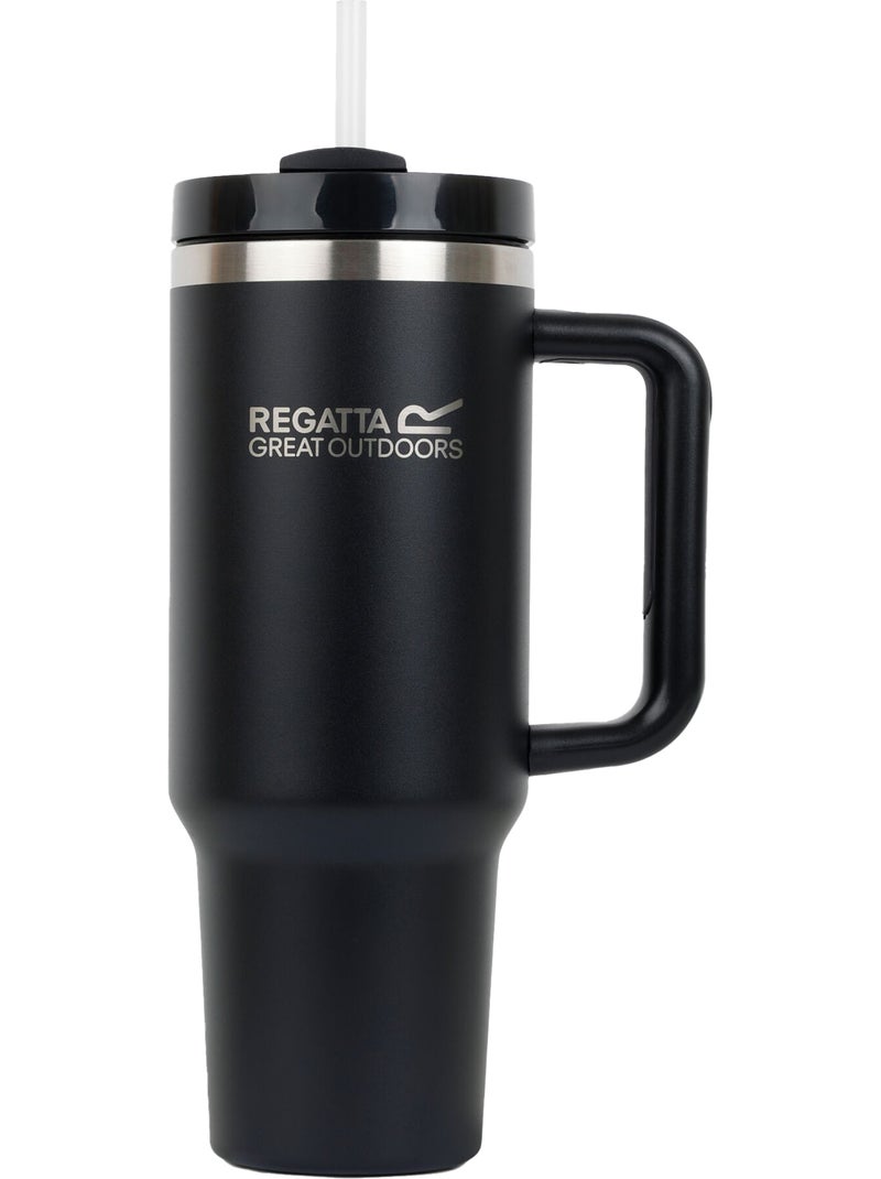 Termo/taza de viaje thermulate de aislado 1.2l - regatta Negro - Kiabi