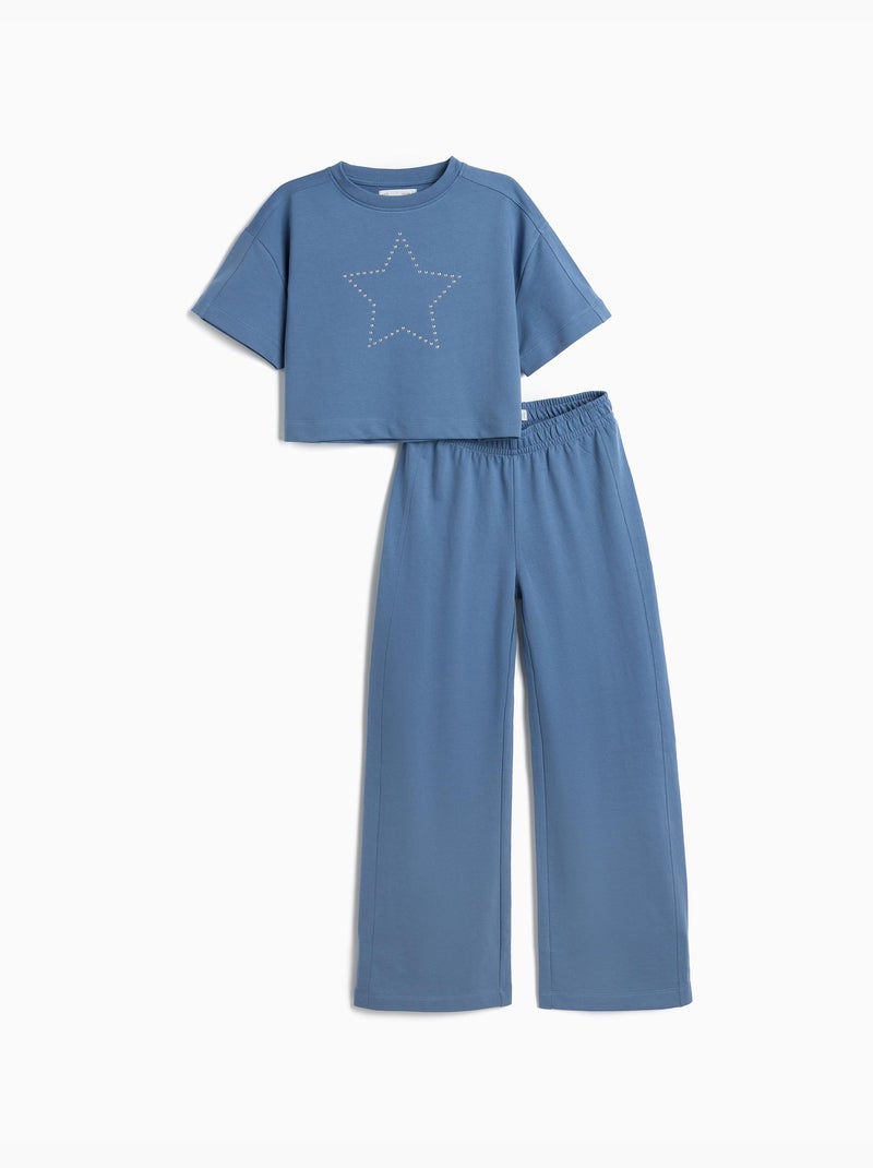 Terry set, mo fashion Azul - Kiabi