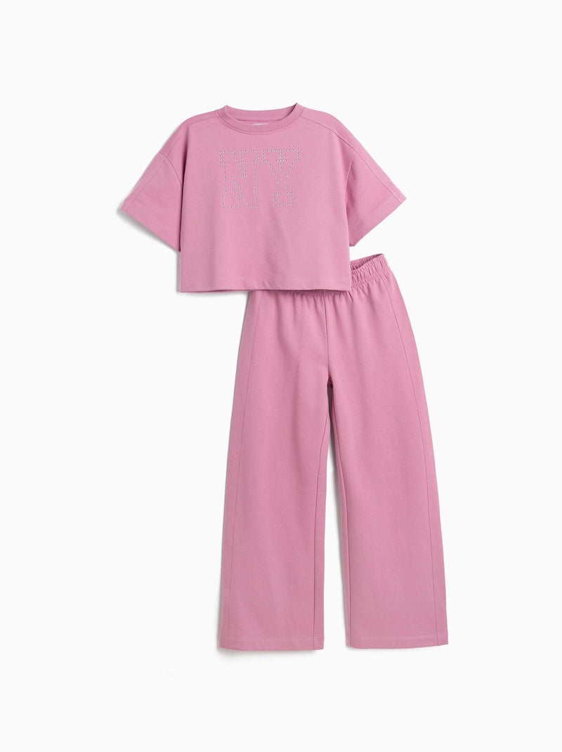 Terry set, mo fashion Malva lila - Kiabi