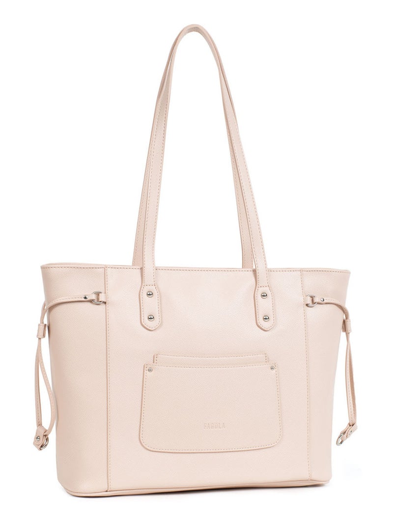TESSA - Bolso de hombro Beige/Rosa - Kiabi
