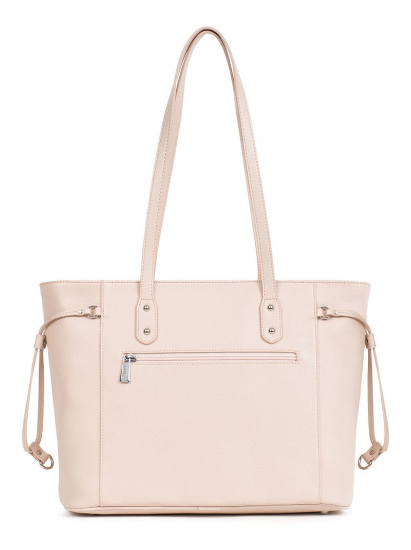 TESSA - Bolso de hombro Beige/Rosa - Kiabi