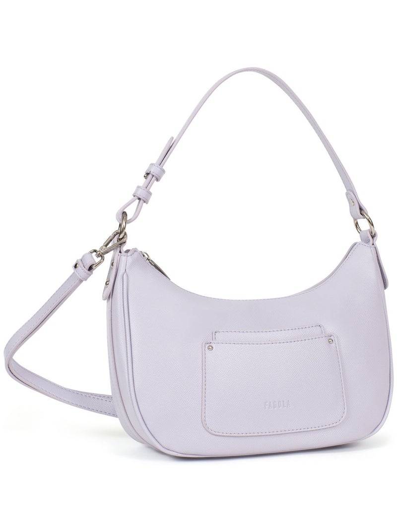 TESSA - Bolso de hombro con 1 asa Malva lila - Kiabi