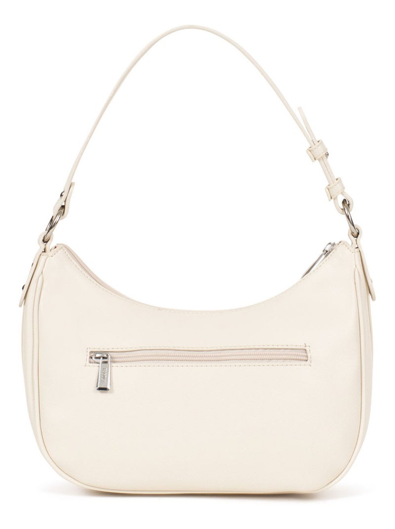 TESSA - Bolso de hombro con 1 asa Marfil - Kiabi
