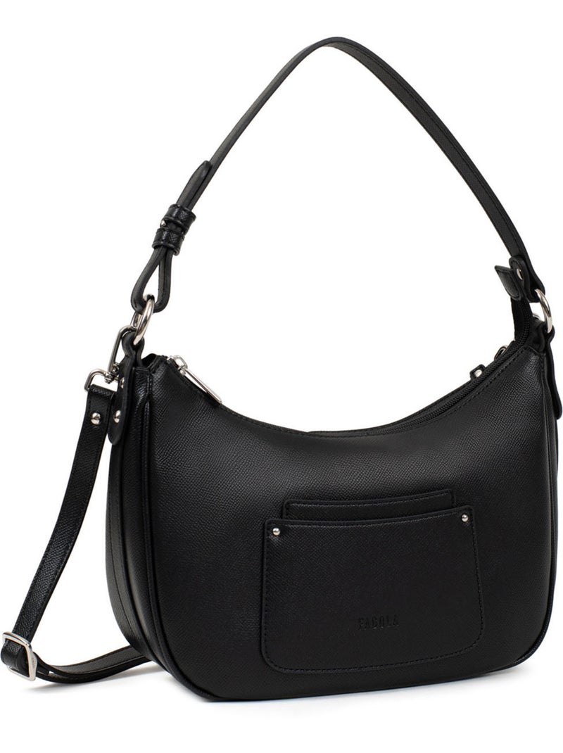 TESSA - Bolso de hombro con 1 asa Negro - Kiabi