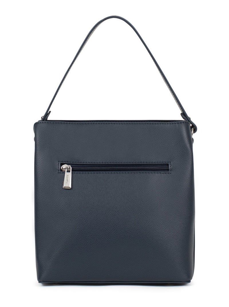TESSA - Bolso de mano con 1 asa Azul noche - Kiabi