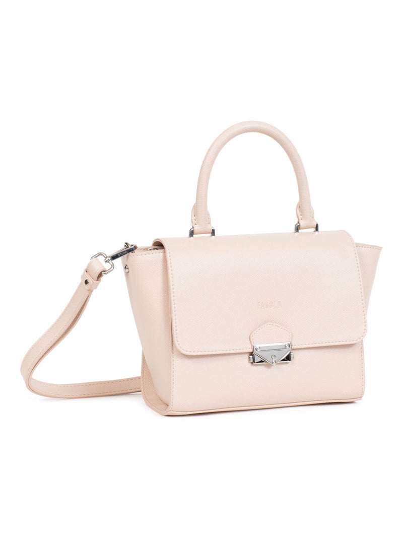 TESSA - Bolso de mano con 1 asa Beige/Rosa - Kiabi