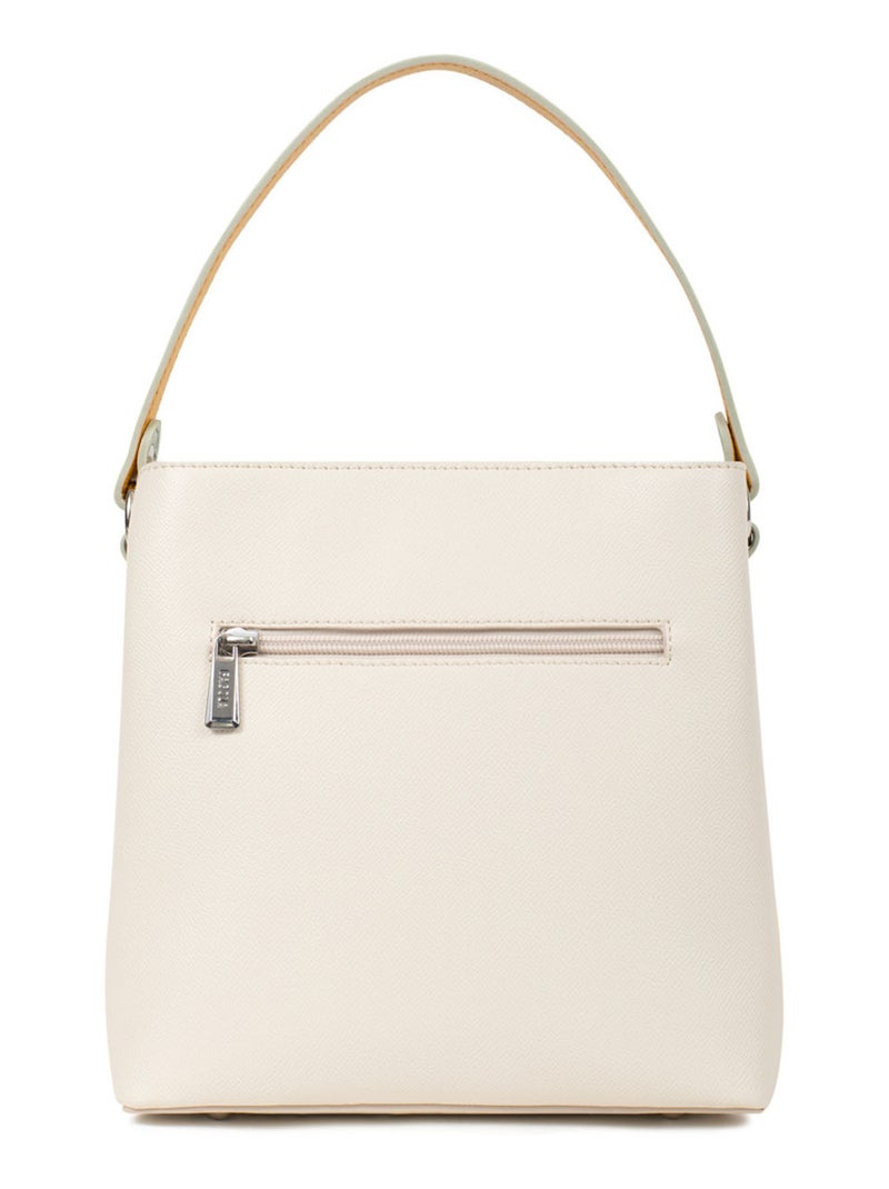 TESSA - Bolso de mano con 1 asa Blanco Multicolor - Kiabi