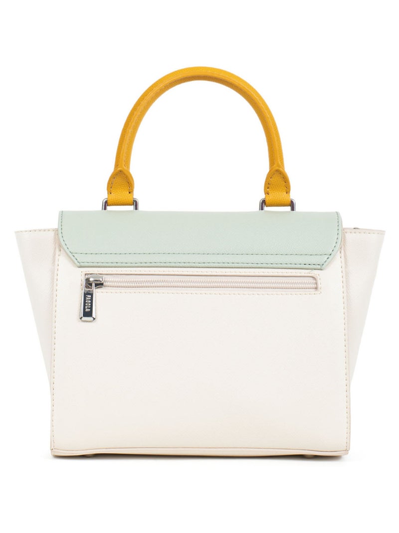 TESSA - Bolso de mano con 1 asa Blanco Multicolor - Kiabi