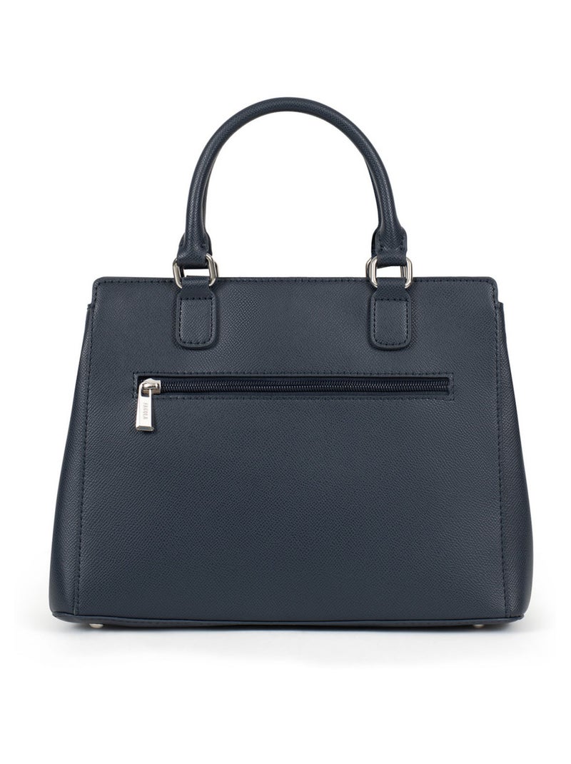 TESSA - Bolso de mano con 2 asas Azul noche - Kiabi