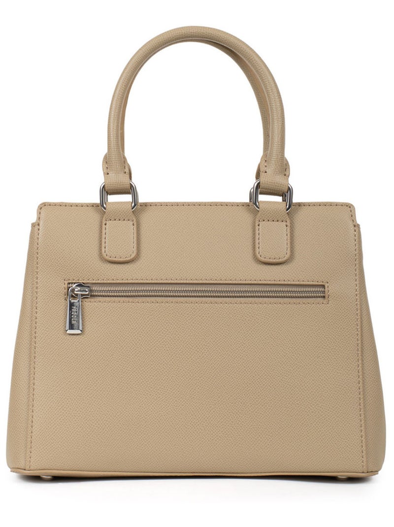 TESSA - Bolso de mano con 2 asas Marrón oscuro - Kiabi