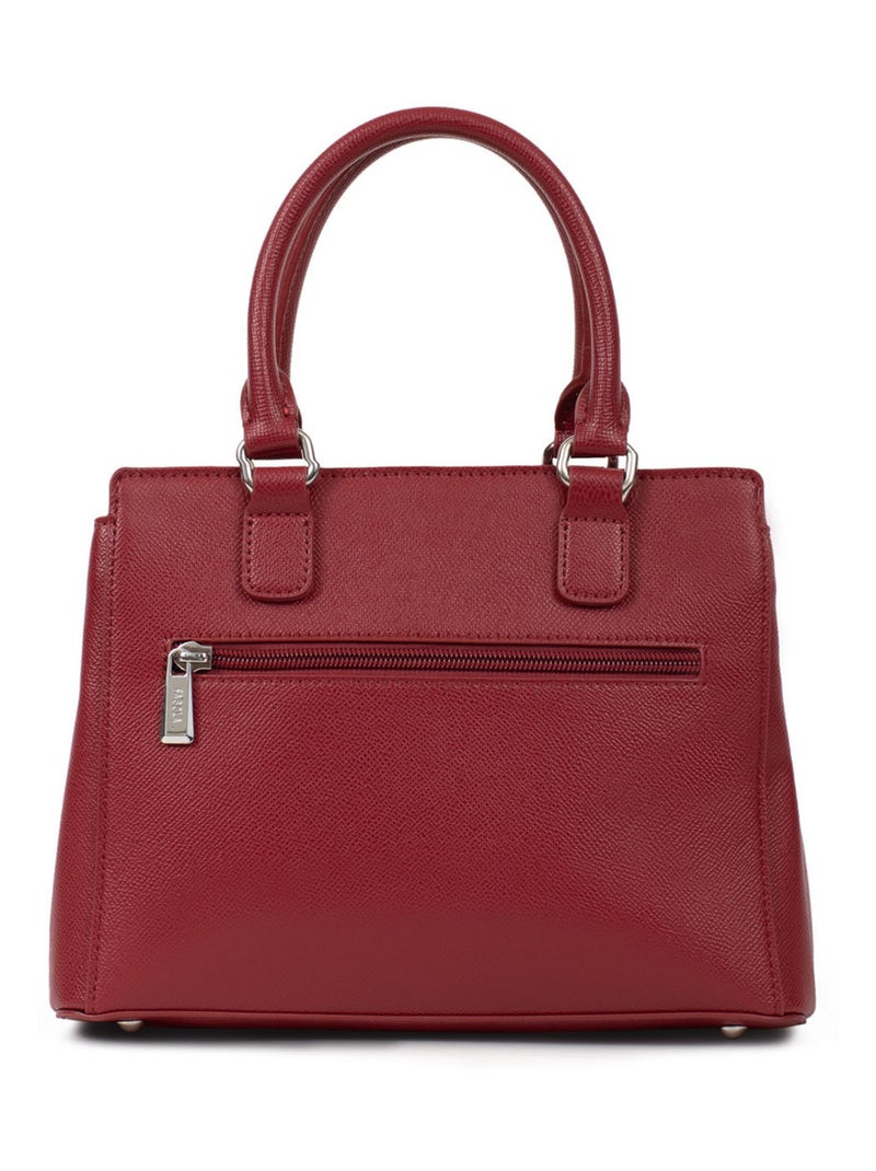 TESSA - Bolso de mano con 2 asas Rojo carmín - Kiabi