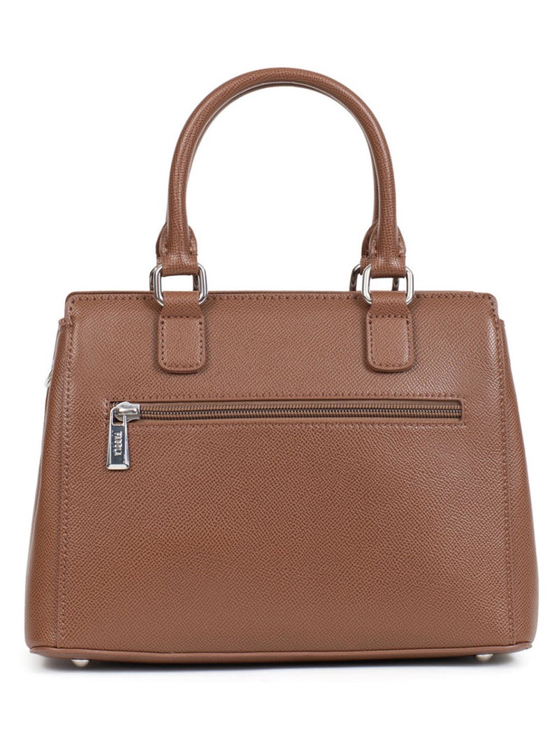 TESSA - Bolso de mano con 2 asas Terracota - Kiabi