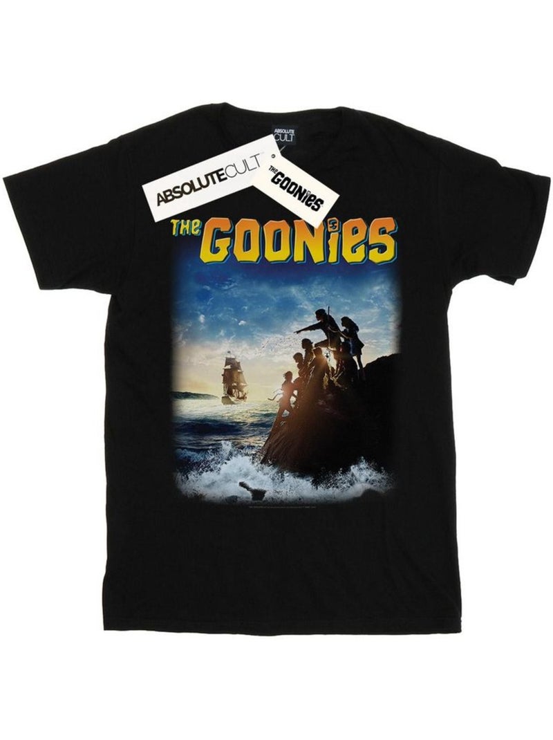 The Goonies - Camiseta Barco para Hombre Negro - Kiabi