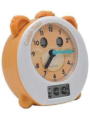 THEO, My Sleep Trainer Reloj despertador educativo con función de cuentacuentos y luces (versión FR)