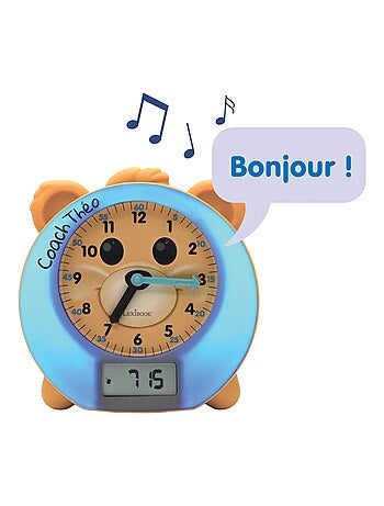 THEO, My Sleep Trainer Reloj despertador educativo con función de cuentacuentos y luces (versión FR)