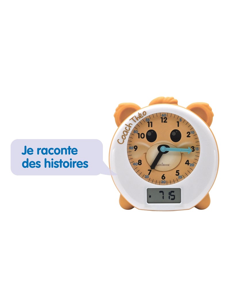 THEO, My Sleep Trainer Reloj despertador educativo con función de cuentacuentos y luces (versión FR) Blanco - Kiabi