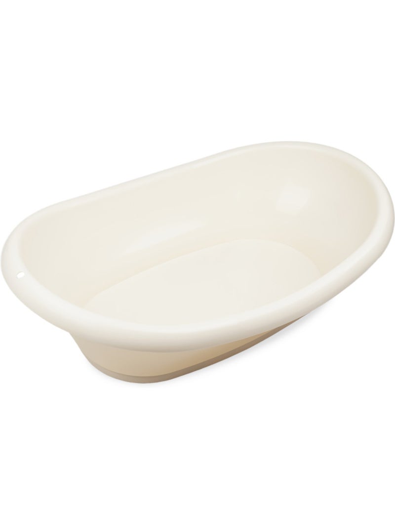 Thermobaby bañera para bebé Vasco de polipropileno blanco muguet con bordes redondeados Blanco - Kiabi