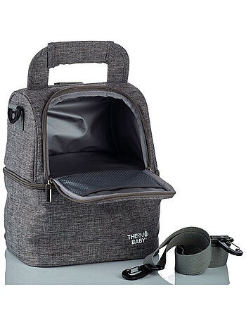 Thermobaby bolsa de comida isotérmica 4,5 L con 2 compartimentos