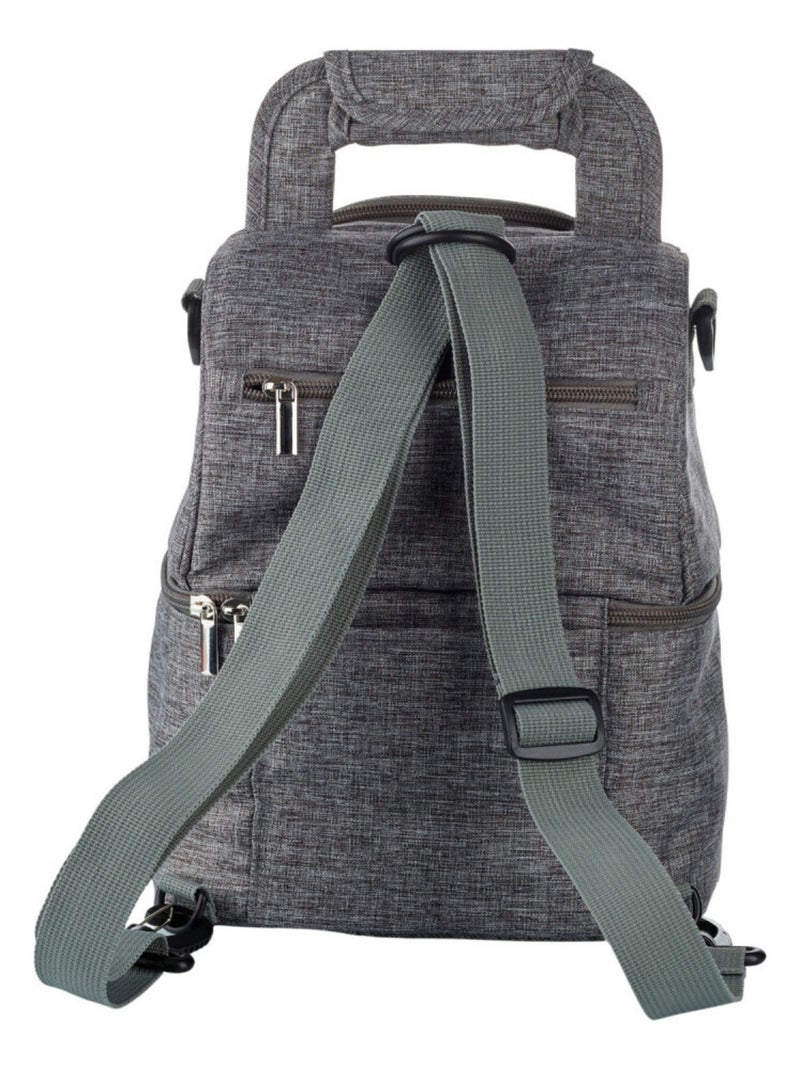 Thermobaby bolsa de comida isotérmica 4,5 L con 2 compartimentos Gris - Kiabi