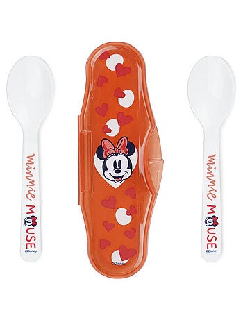 Thermobaby Disney Baby Minnie lote de 2 cucharas con estuche de transporte