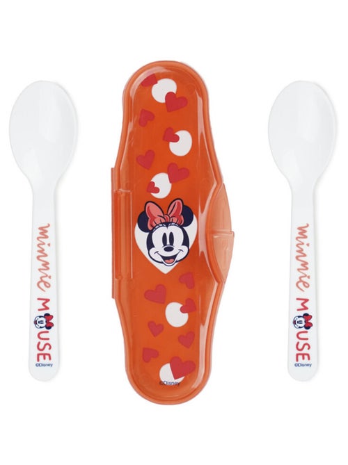 Thermobaby Disney Baby Minnie lote de 2 cucharas con estuche de transporte - Kiabi Thermobaby Disney Baby Minnie lote de 2 cucharas con estuche de transporte - Kiabi