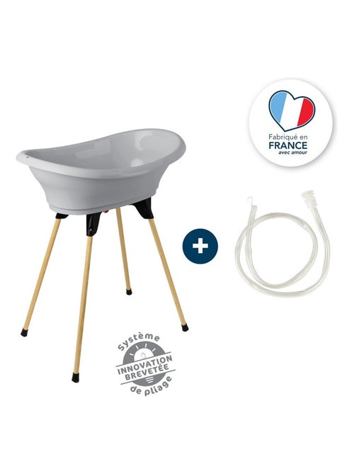 Thermobaby kit de baño VASCO con pie plegable y tubo de desagüe - Kiabi