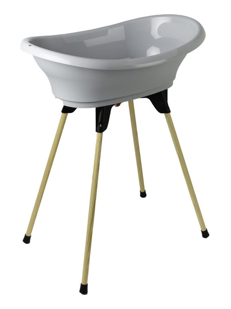 Thermobaby kit de baño VASCO con pie plegable y tubo de desagüe Gris - Kiabi