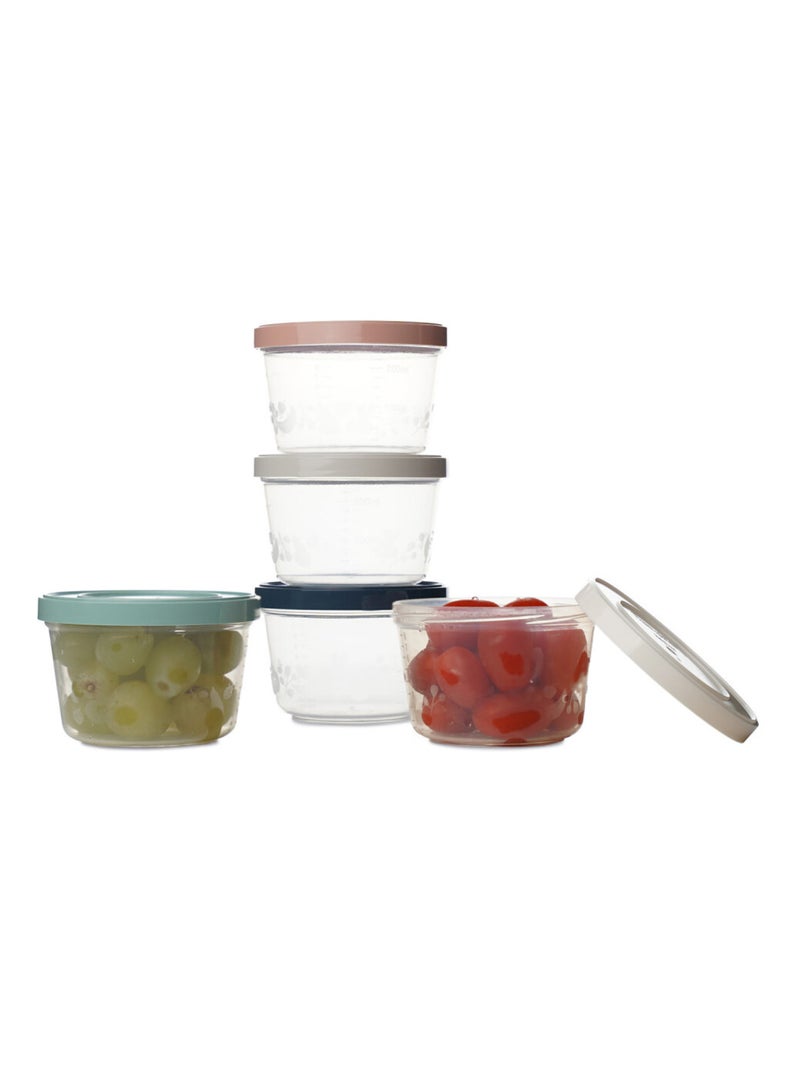 Thermobaby lote de 10 recipientes de comida para bebé de 250 ml con tapas herméticas Transparente - Kiabi