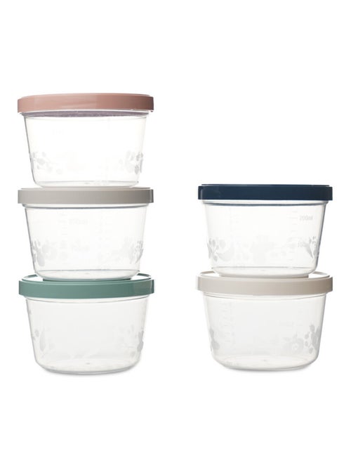 Thermobaby lote de 10 recipientes de comida para bebé de 250 ml con tapas herméticas - Kiabi Thermobaby lote de 10 recipientes de comida para bebé de 250 ml con tapas herméticas - Kiabi