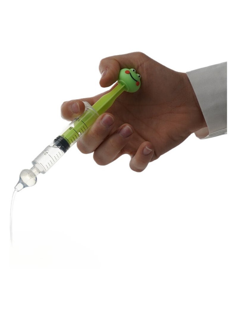 Thermobaby lote de 2 jeringas nasales de 10 ml en forma de rana de silicona Verde - Kiabi