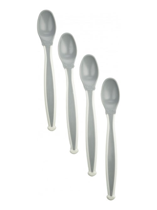 Thermobaby lote de 4 cucharas blandas para bebé “Mis primeros alimentos” - Kiabi Thermobaby lote de 4 cucharas blandas para bebé “Mis primeros alimentos” - Kiabi