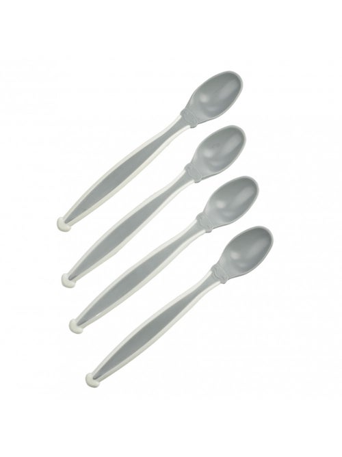 Thermobaby lote de 4 cucharas blandas para bebé “Mis primeros alimentos” - Kiabi Thermobaby lote de 4 cucharas blandas para bebé “Mis primeros alimentos” - Kiabi