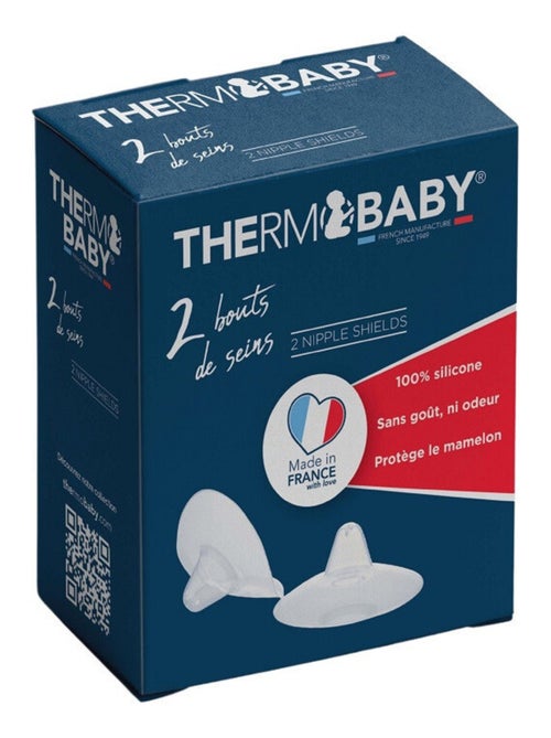 Thermobaby protectores de lactancia en silicona ultra finos transparentes, lote de 2 - Kiabi
