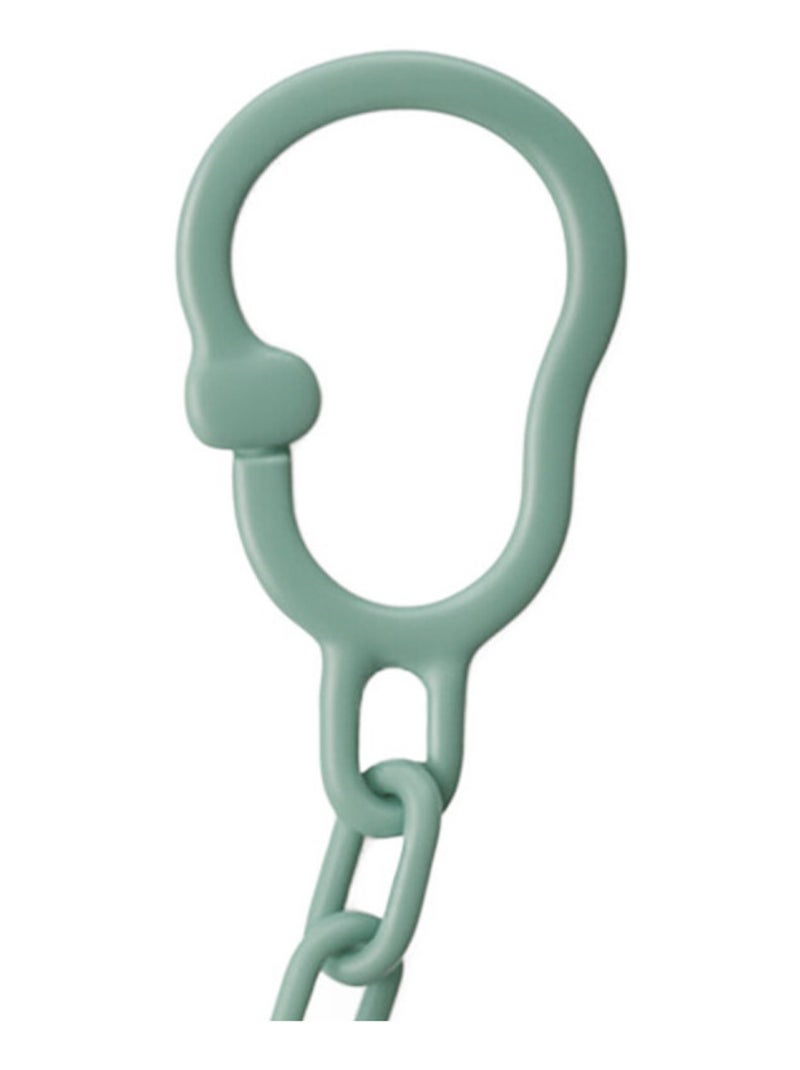 Thermobaby sujeta-chupetes con cadenita de plástico de polipropileno Verde - Kiabi