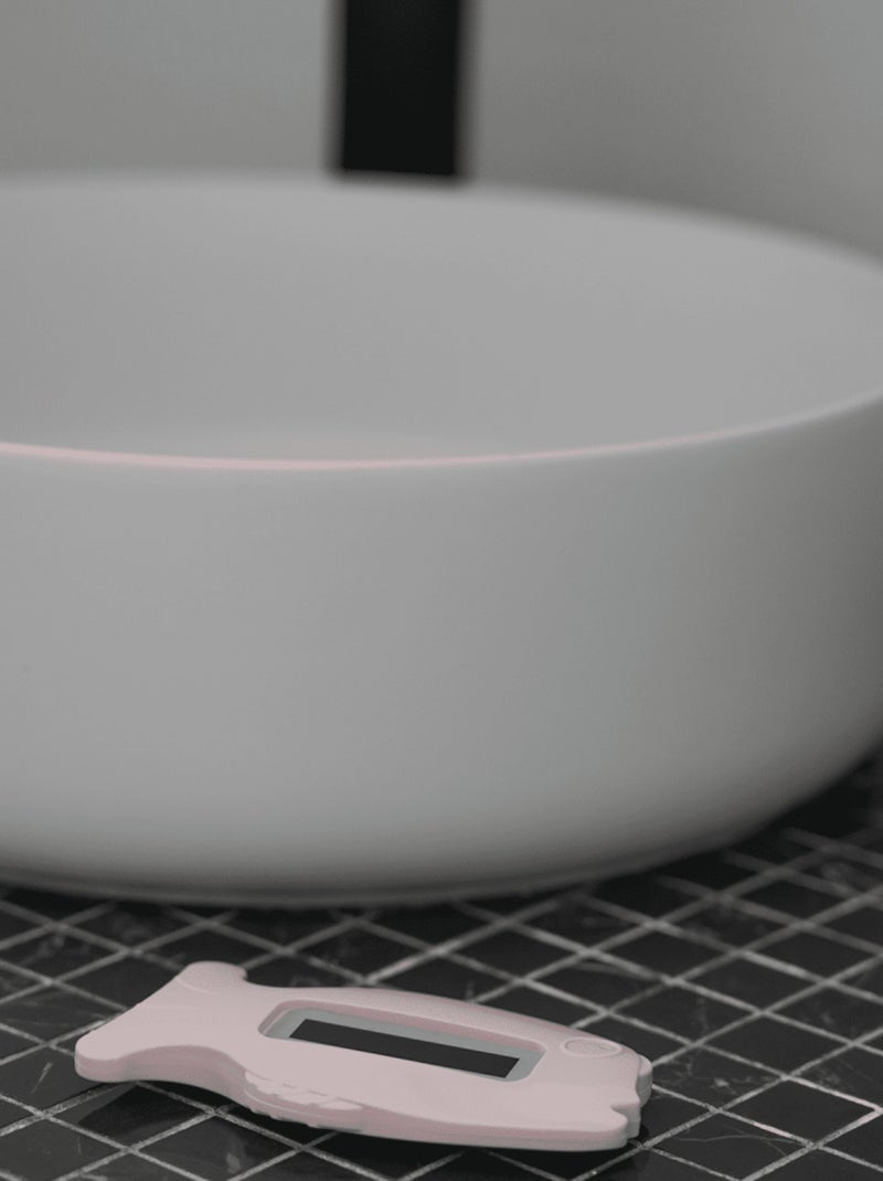 Thermobaby termómetro de baño digital en forma de pez con pantalla LCD de 35 a 40 °C Rosa - Kiabi