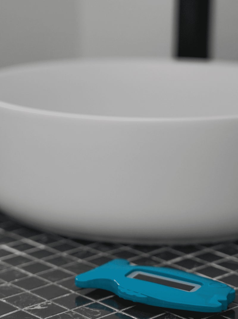 Thermobaby Termómetro de baño digital en forma de pez con pantalla LCD de 35 a 40 °C Verde esmeralda - Kiabi