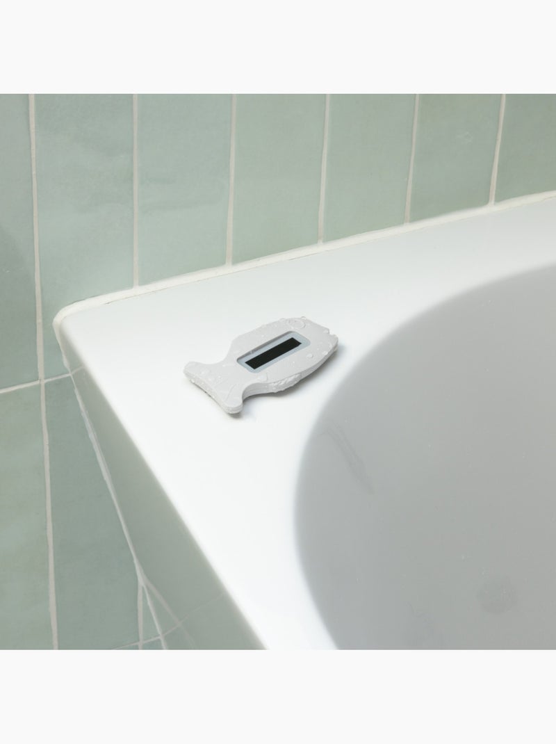 Thermobaby termómetro de baño en forma de pez con pantalla de cristal líquido Gris oscuro - Kiabi