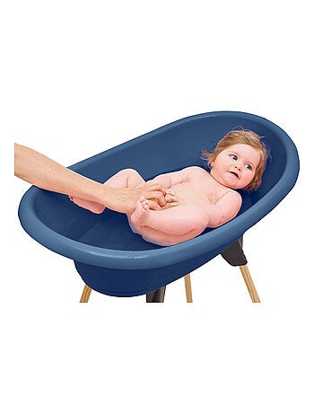 Kit de baño para bebé Thermobaby Vasco con soporte plegable y tubo de desagüe