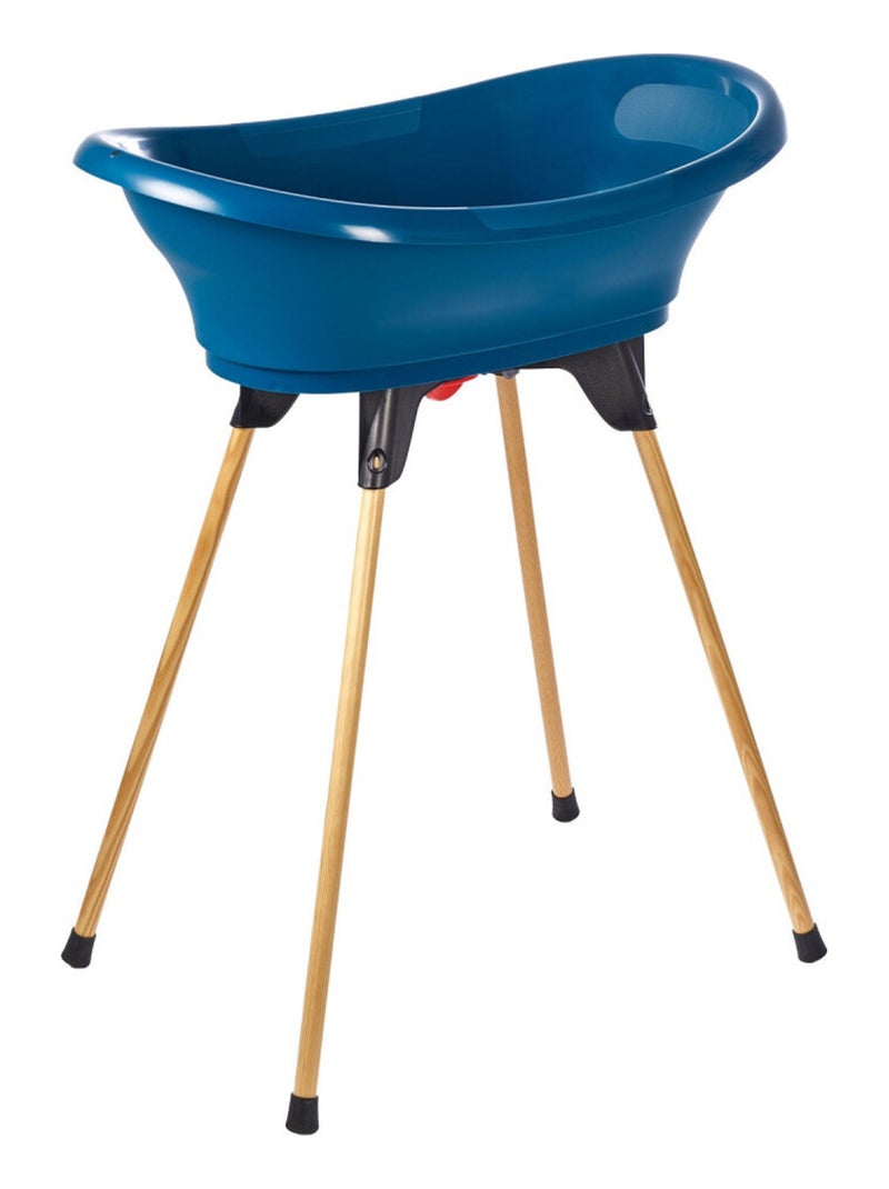 Thermobaby VASCO conjunto bañera para bebé con soporte y manguera de desagüe Azul - Kiabi