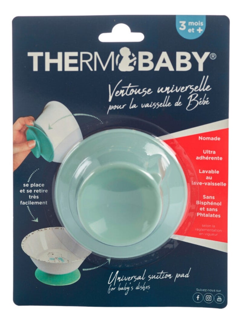 Thermobaby ventosa universal de silicona para accesorios de mesa Verde - Kiabi