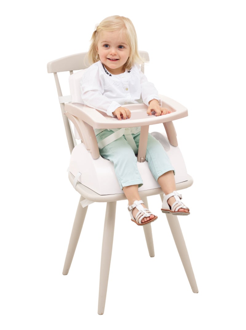Thermobaby YEEHOP alzador de silla 2-en-1 con bandeja Rosa - Kiabi