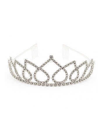 Tiara corazón con strass disfraz princesa niña | Labay