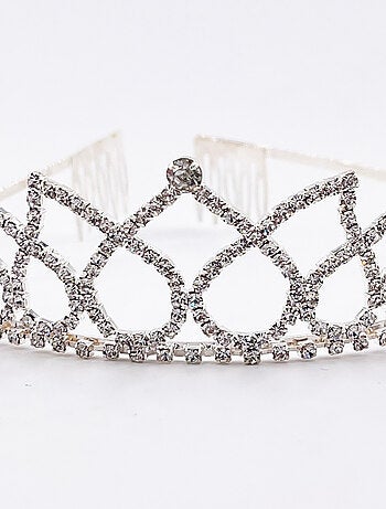 Tiara corazón con strass disfraz princesa niña | Labay